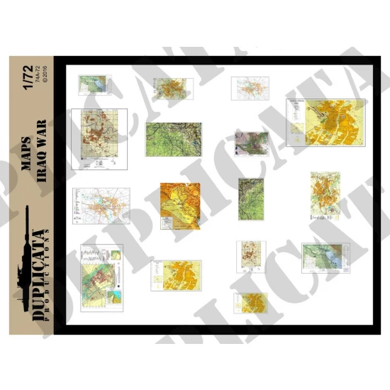 1/72 Iraq War Maps