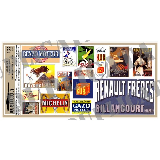 1/35 WWI French Advertisements #1