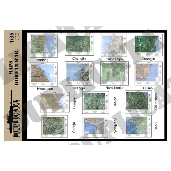 1/35 Korean War Maps