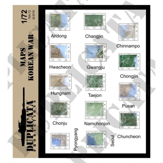 1/72 Korean War Maps
