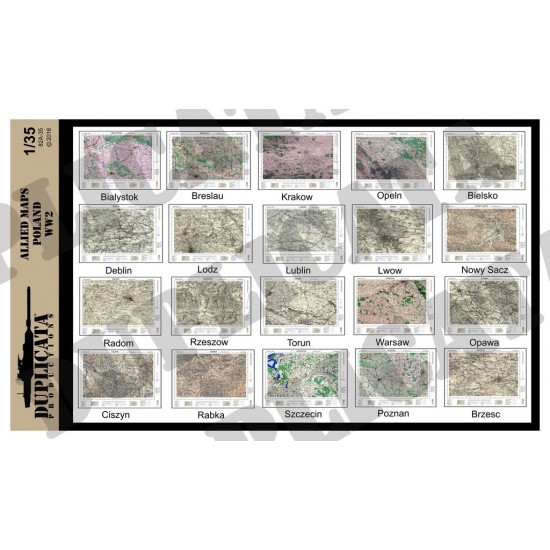 1/35 WWII Allied Poland Maps