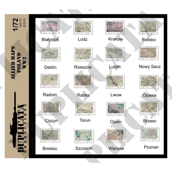 1/72 WWII Allied Poland Maps