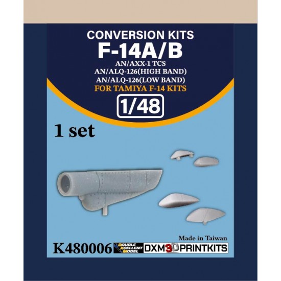 1/48 F-14A/B AN/AXX-1 TCS/AN/ALQ-126 for Tamiya kits