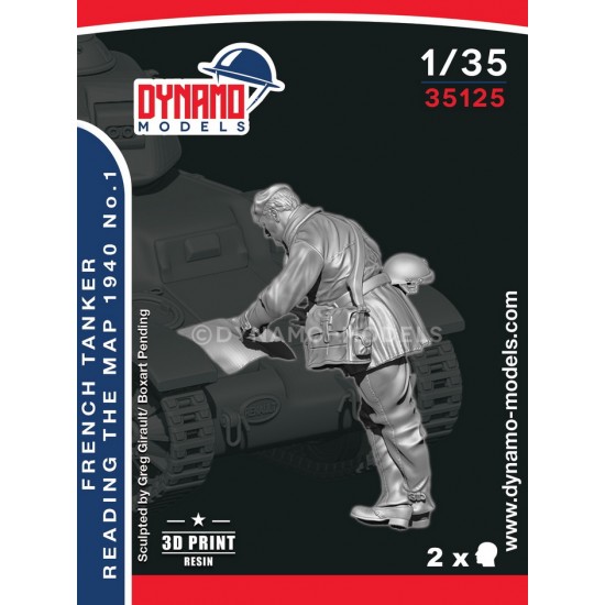 1/35 French '40 Tanker Reading the Map 1940 Ver.1