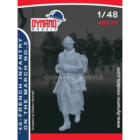 1/48 French Infantry on the March 1940 Ver.2