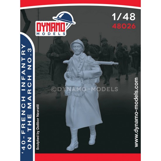 1/48 French Infantry on the March 1940 Ver.3