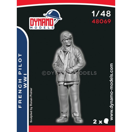 1/48 WWI French Airplane Pilot