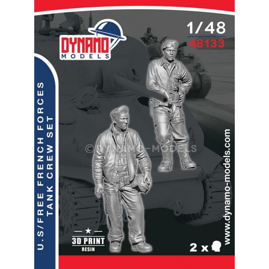 1/48 US / Free French Forces Tanker Crew Set (2 figures)