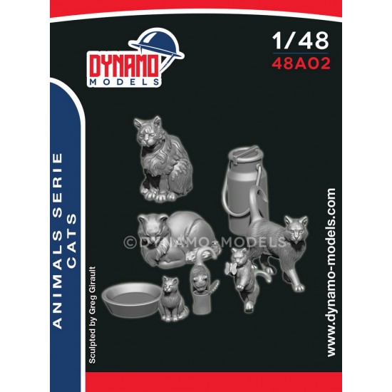 1/48 Animal set - Cats