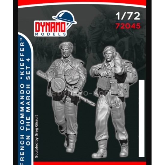 1/72 French Commando Kieffer Marching Set 4