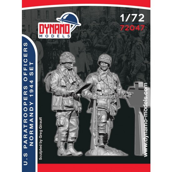 1/72 US Paratrooper Officers Set, Normandy 1944 (2 figures)
