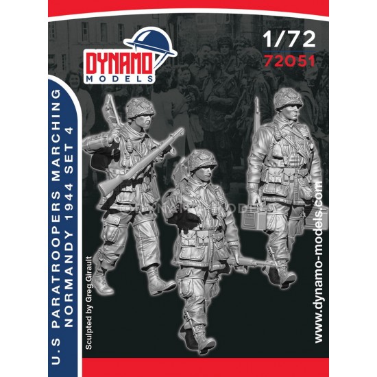 1/72 US Paratrooper ''MG Team'' (3 figures)