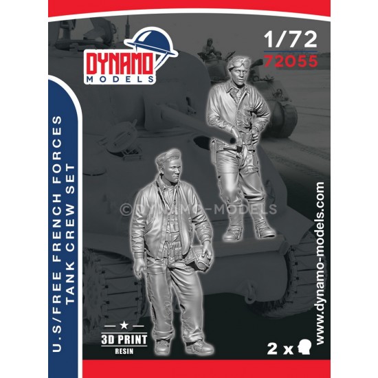 1/72 US / Free French Forces Tanker (2 figures)