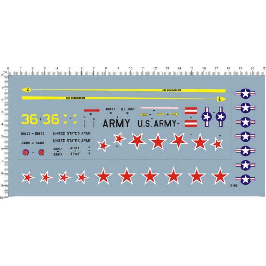 Decals for US Sikorsky S-67 Blackhawk