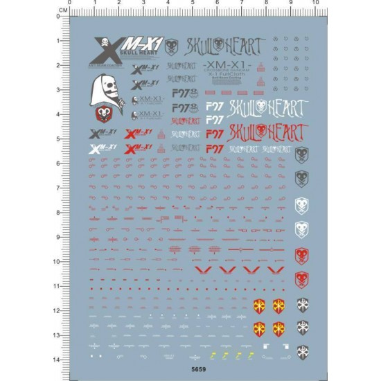 Decals for MG XM-X1 Gundam