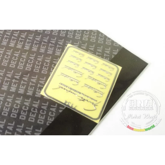 Sports Mind Suzuki Sport Metal Logo Stickers for 1/12, 1/18, 1/20, 1/24, 1/43 Sc