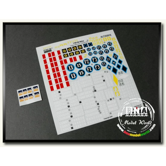 Decals for 1/35 Calgary Regiment Churchills (Dieppe) Part 2