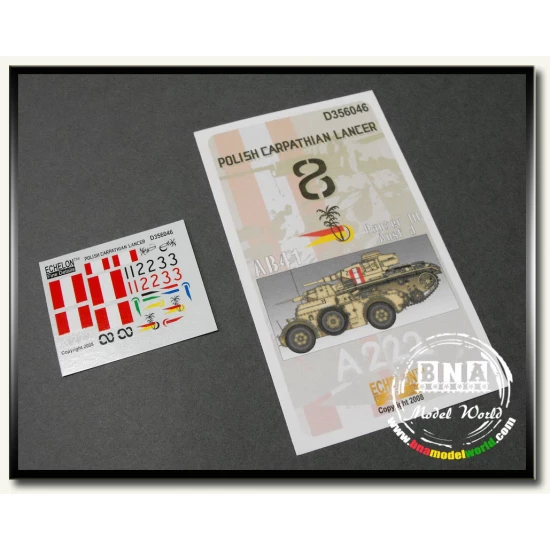 Decals for 1/35 Polish Carpathian Lancer