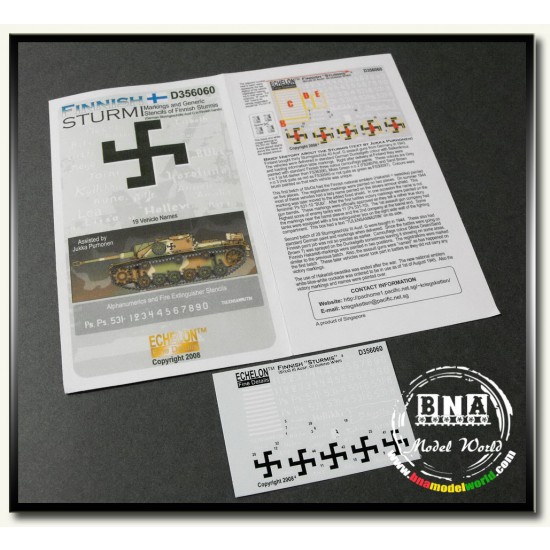 1/35 Finnish Sturmi Markings & Generic Stencils