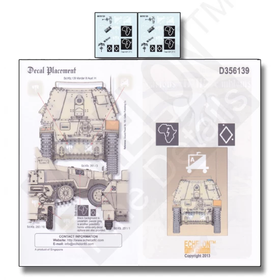 1/35 Various DAK Emblems