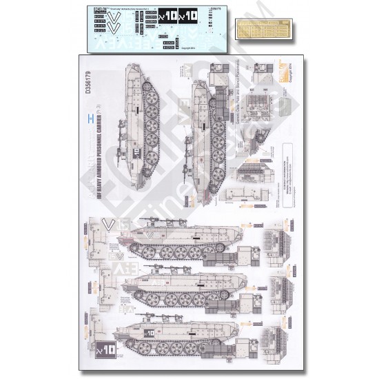 Decals for 1/35 Achzarit "Cruel Lady" Early Version (Part 3)