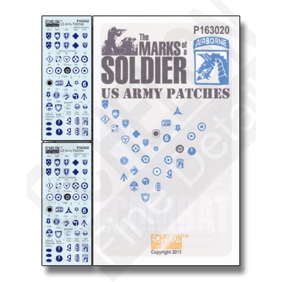 1/16 US Army Patches