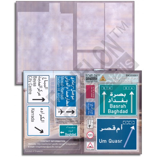 1/35 Road & Traffic Signs (OIF related) 2-in-1 pack 