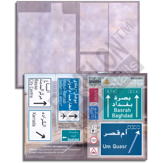 1/35 Road & Traffic Signs (OIF related) 2-in-1 pack 