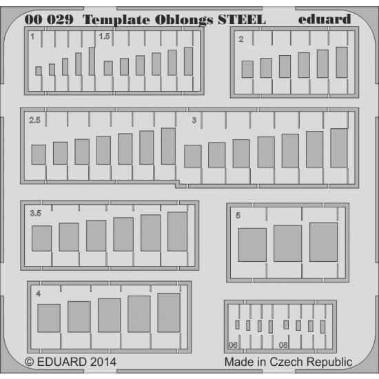 Oblongs Scribing Template