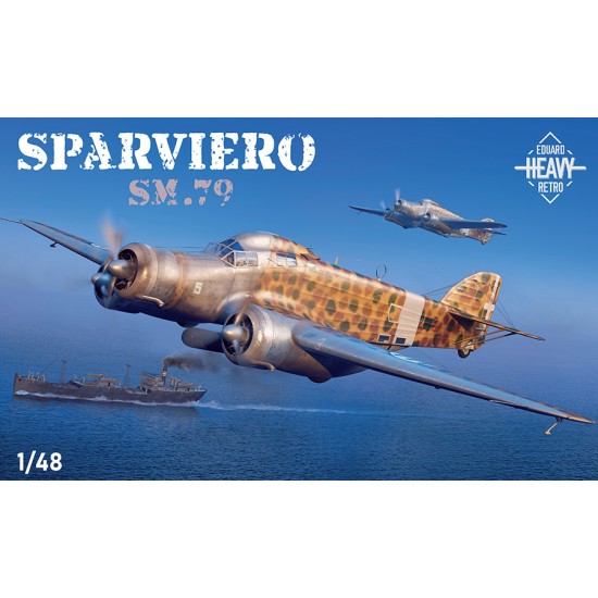 1/48 WWII Italian Savoia-Marchetti SM.79 Sparviero (Sparrowhawk ...