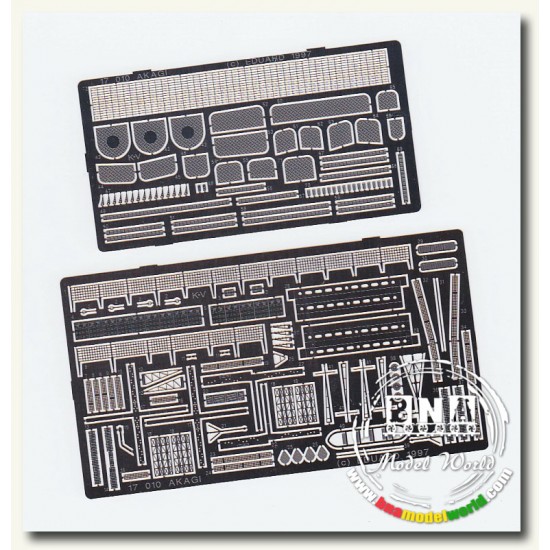 Photo-etched set for 1/700 Akagi for Hasegawa kit