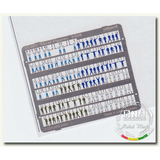 Colour Photo etched set for 1/350 Naval Figures