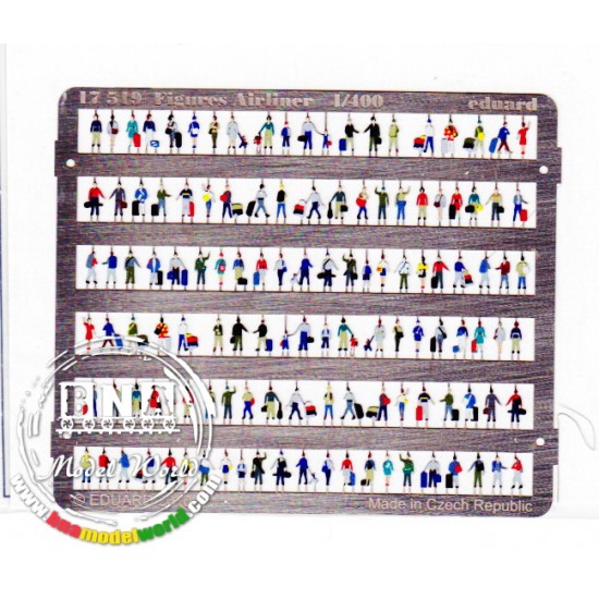 Colour Photo-etched Set - 1/400 Airliner Figures