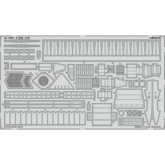 1/32 Lockheed Martin F-35C Lightning II Detail set for Trumpeter kits