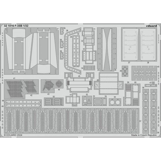 1/32 Lockheed Martin F-35B Lightning II Photo-Etched Accessories for Trumpeter kits