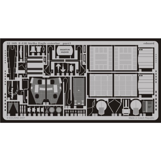 Photoetch for 1/32 F-15E Strike Eagle Exterior for Tamiya kit