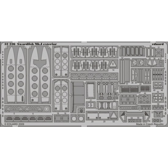 Photoetch for 1/32 Swordfish Mk.I Exterior for Trumpeter kit