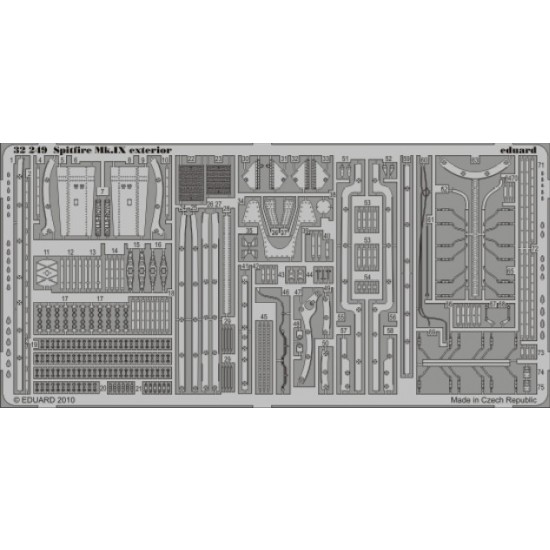 Photoetch for 1/32 Spitfire Mk.IX Exterior for Tamiya kit