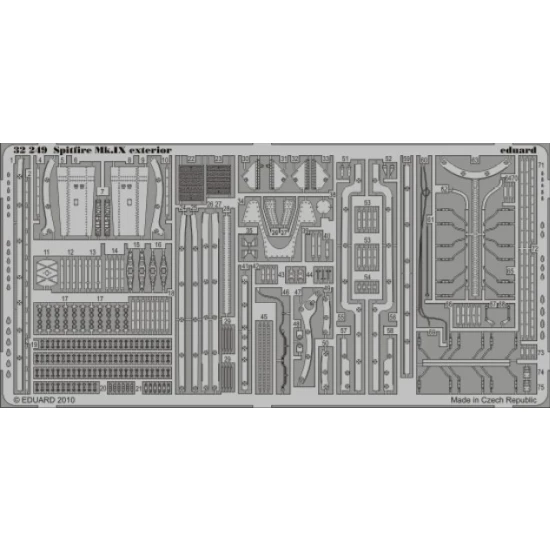 Photoetch for 1/32 Spitfire Mk.IX Exterior for Tamiya kit