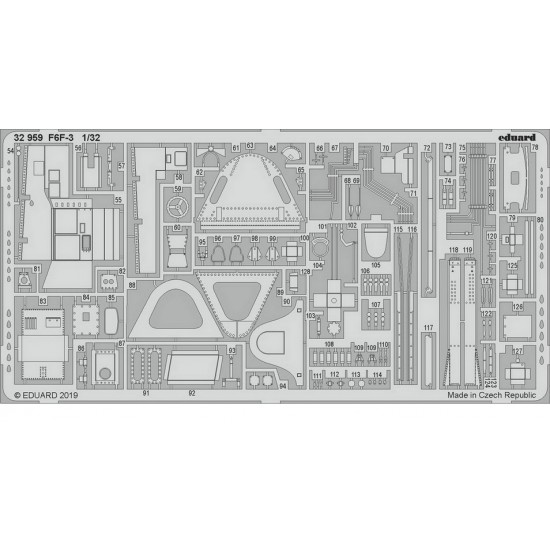 1/32 Grumman F6F-3 Hellcat Detail Set for Trumpeter kits
