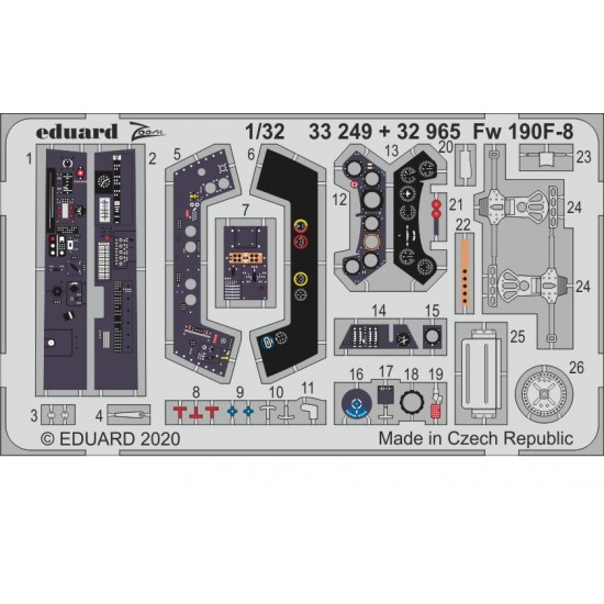 1/32 Focke-Wulf Fw 190F-8 Detail Set for Revell kits