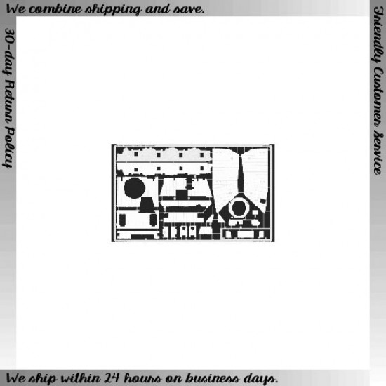 Photo-etched Zimmerit for 1/35 Brummbar for Tamiya kit