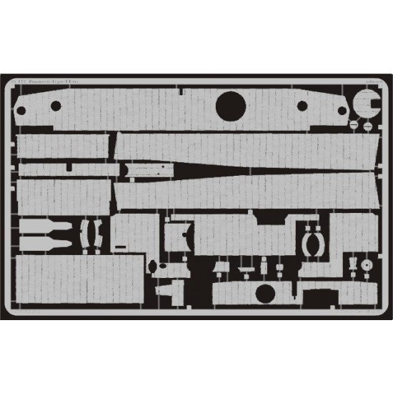 Photo-etched Zimmerit for 1/35 Tiger I Late for Tamiya kit