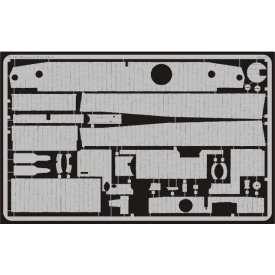 Photo-etched Zimmerit for 1/35 Tiger I Late for Tamiya kit