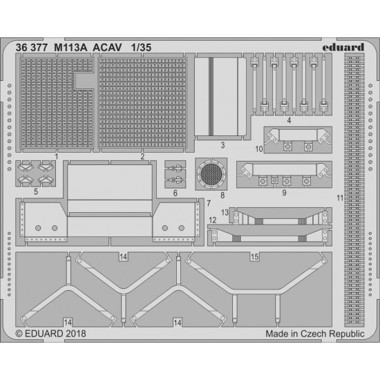 1/35 M113A ACAV PE set for AFV Club kits