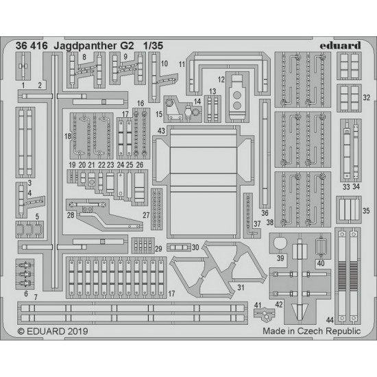 1/35 Jagdpanther G2 Detail Set for Meng Models
