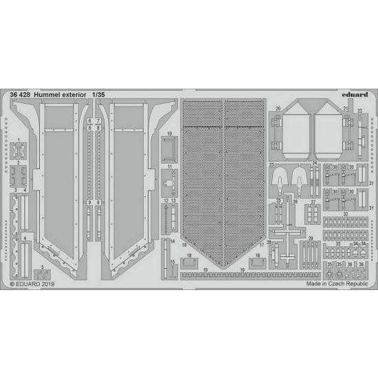 1/35 Hummel Aviation Exterior Detail Set for Tamiya kits
