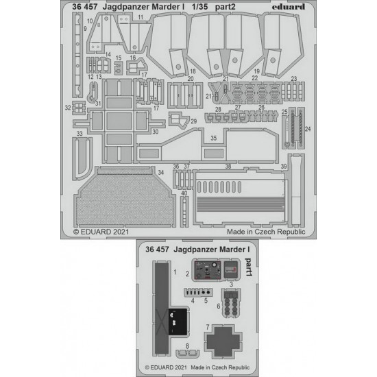 1/35 Jagdpanzer Marder I Detail Set for Tamiya kits