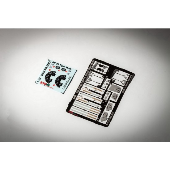 1/32 de Havilland DH. 82A Tiger Moth SPACE 3D Decals & PE parts for ICM kits