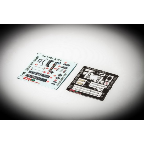 1/48 Focke-Wulf Fw 190A-8/R2 SPACE 3D Decals & PE parts for Eduard kits